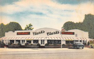 Santee South Carolina Clark's Restaurant Vintage Postcard JE359804