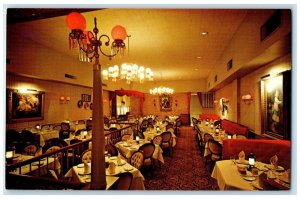 c1960 Century Room Restaurant Ormsby Interior View Louisville Kentucky Postcard