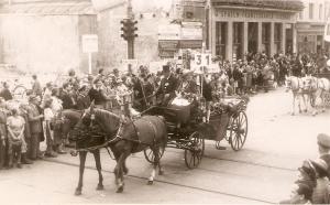 Horses. Beer parade Munchen Antique real photogaph German postcard