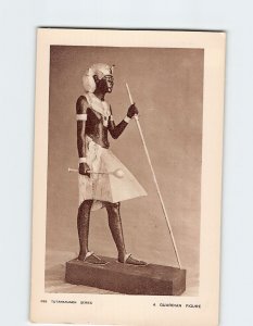 Postcard A Guardian Figure Tutankhamen Egypt