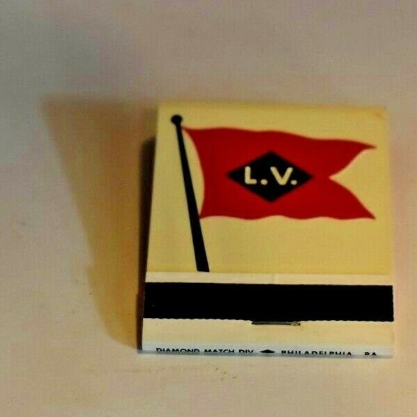 6 Lehigh Valley Railroad 20 Strike Matchbooks with Original Box