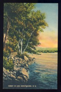 Sunset On Lake Winnipesaukee Postcard,New Hampshire/NH