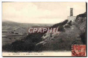 Old Postcard Belfort The Miotte and Vallee