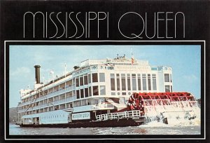 Mississippi Queen Paddles Up, Ohio River  