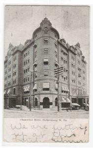 Chancellor Hotel Parkersburg West Virginia 1908 postcard