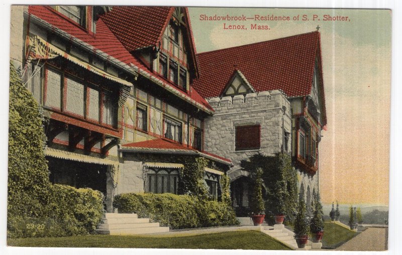 Lenox, Mass, Shadowbrook - Residence of S. P. Shotter