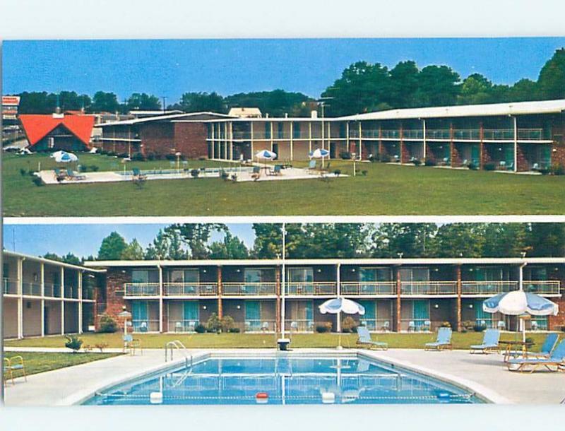 Unused Pre-1980 HOWARD JOHNSON MOTEL Durham North Carolina NC c1519-22