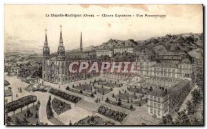 Old Postcard La Chapelle-Montligeon Work Expiatoire Panoramic