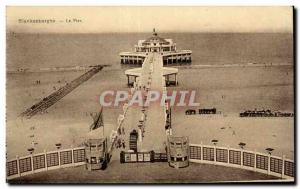 Old Postcard Belgium Blankenberghe Pier