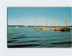 Postcard Wawasee Yacht Club, Lake Wawasee, Indiana 