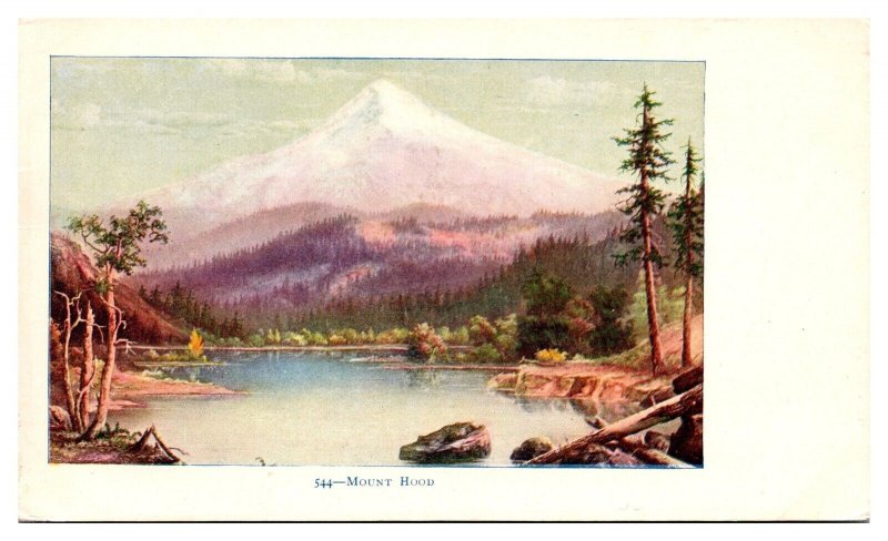 Antique Mt. Hood, Undivided Back, OR Postcard