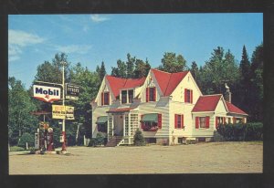 CANYON MINNESOTA THREE LAKES INN VINTAGE ADVERTISING POSTCARD GAS STATION