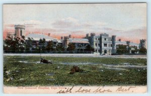 CAPE TOWN, SOUTH AFRICA ~ New SOMERSET HOSPITAL ca 1900s UDB Postcard