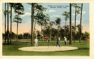 FL - Winter Park. Country Club Scene, Golfing