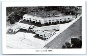 SAN RAFAEL, CA ~ Roadside CIELO RANCHO MOTEL c1940s Marin County Postcard