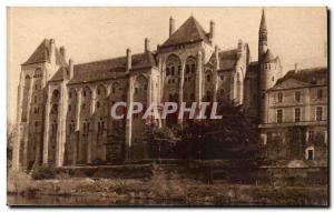 Solesmes Abbey Postcard The 1896 buildings seen from the & # 39ile Saint Clement