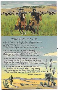 Cowboys Prayer Cowboys & Herd Lovely Poem