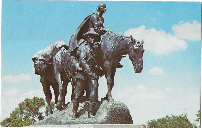 Pioneer Mother Sculpture in Penn Valley Park Kansas City Missouri