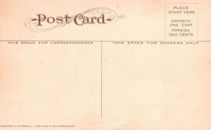 Vintage Postcard State Mental Hospital Building Provo Utah Edward H. Mitchell