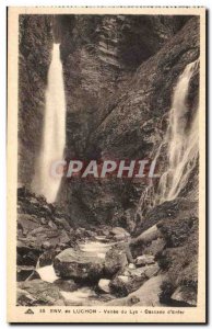 Luchon - La Vallee du Lys - Cascade d & # 39Enfer - Old Postcard