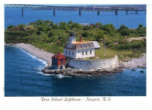 RI - Newport. Rose Island Lighthouse (continental size)