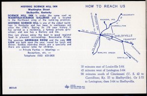 Kentucky ~ SHELBYVILLE Historic Science Hill Inn Washington Street 1950s-1970s