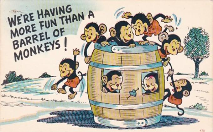 Humour We're Having More Fun Than A Barrel Of Monkeys 1970