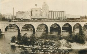 Postcard RPPC Minneapolis Minnesota Pillsbury A Mill largest Flour 23-6744