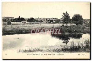 Old Postcard Neufchateau Vue Prize bridges Cing