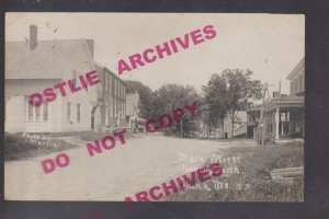 China MAINE RPPC c1910 MAIN STREET General Store nr Augusta Waterville Albion ME