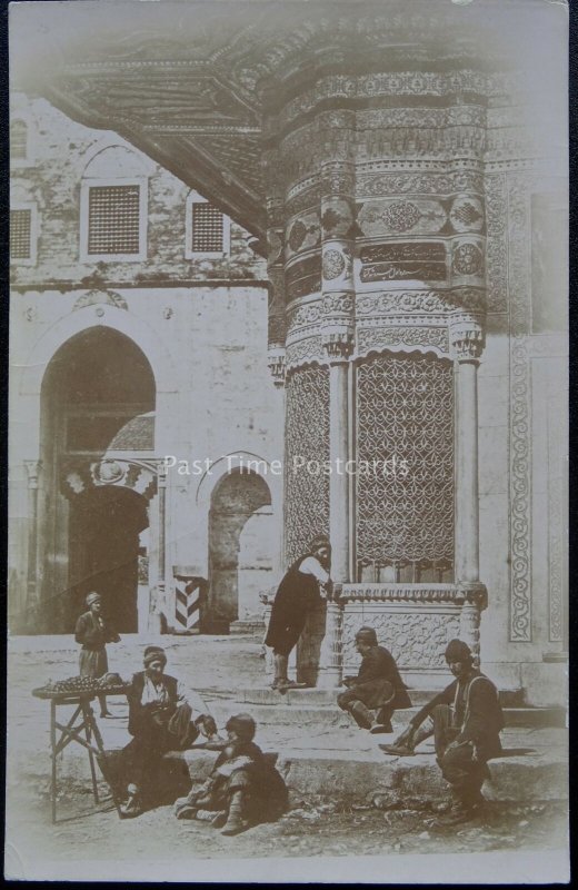 Turkey RARE x 5 CONSTANTINOPLE Social History - early RP Postcard by G Berggren