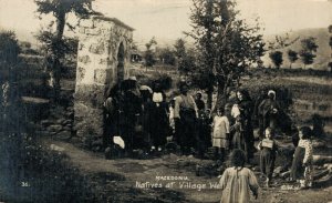 Macedonia Natives At Village Well 05.07
