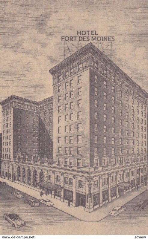 DES MOINES, Iowa, 1900-10s; Hotel Fort Des Moines