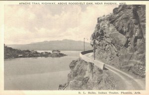 USA Apache Trail Highway Above Roosevelt Dam Near Phoenix Vintage Postcard 07.20 