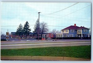 Kingston Rhode Island Postcard Tower Restaurant Motel Vacationland c1960 Vintage