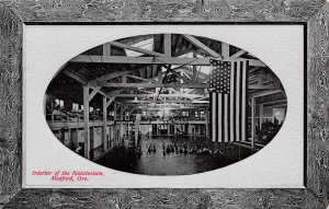 Interior Natatorium Medford Oregon 1914 postcard