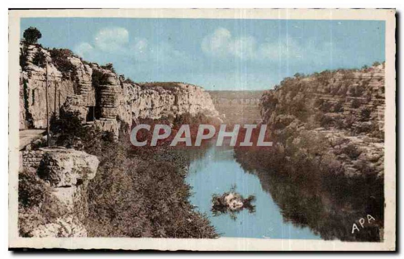 Surroundings Old Postcard Aubenas Ardeche with parades of Ruoms