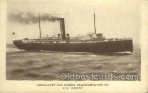 SS Juniata Ship Unused 