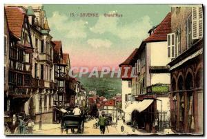 Postcard Old Grand Rue Saverne