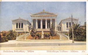 BR46912 Biblioteque Valliano Athenes     Greece