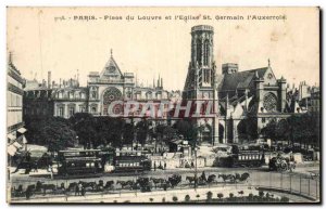 Paris - 1 - the Louvre and Place Church St Germain l & # 39Auxerrois - Old Po...