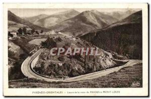 Laces Route Prades Mont Louis - Old Postcard