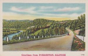 Illinois Greetings From Forreston