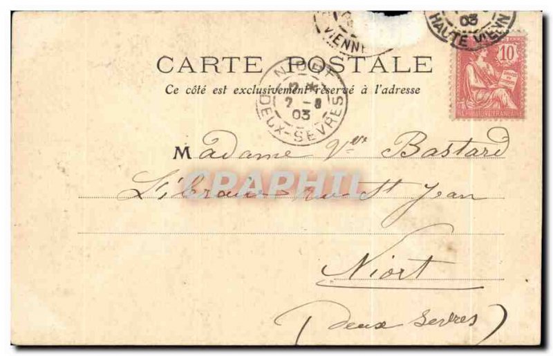 Old Postcard Limousin Remembrance Folklore Child Costume