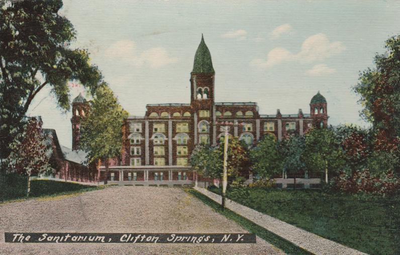 The Sanitorium - Clifton Springs NY, New York - pm 1911 - DB