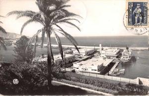 Oran Algeria Les Gares Maritimes Real Photo Antique Postcard J55648