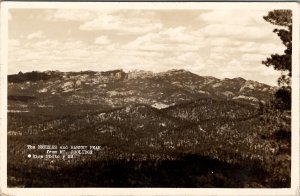 Black Hills South Dakota The Needle and Harney Peak RPPC Postcard Z27