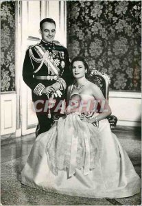 Postcard Modern Prince Rainier III and Princess Princess Caroline