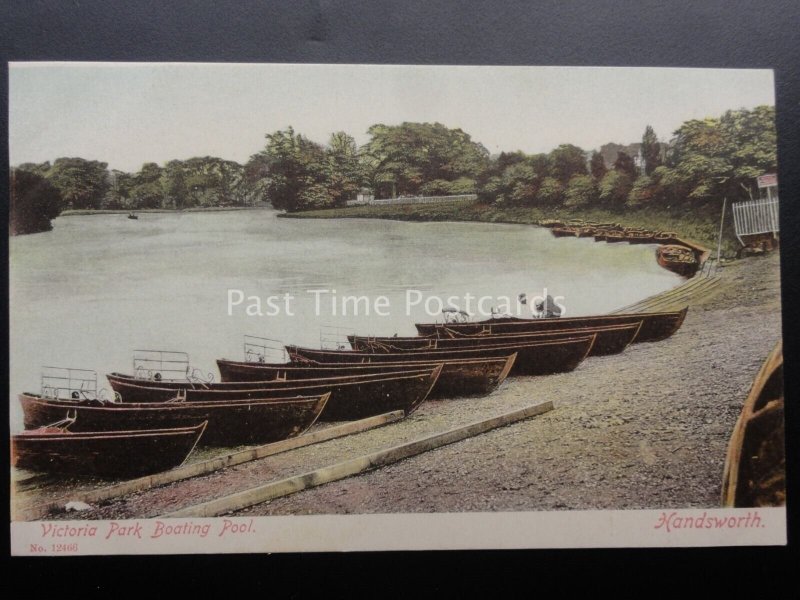 Birmingham HANDSWORTH VICTORIA PARK BOATING POOL c1905 No.12466