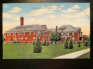 Vintage Postcard 1907-1915 Home and Hospital Findlay Ohio (OH)